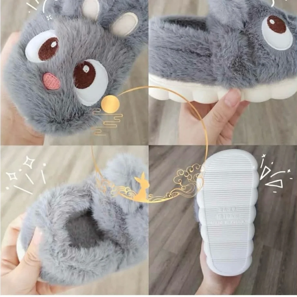 NEW Cute Bunny Plush Slippers